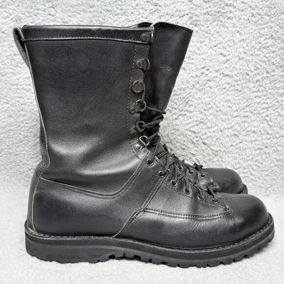 Danner Fort Lewis Mens Size 13 Combat Boots Black Leather Gore-Tex 200G USA - Picture 2 of 13